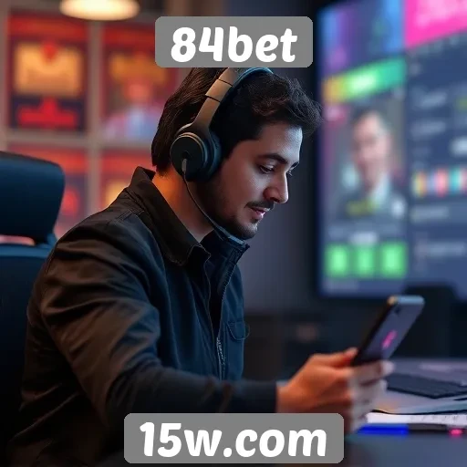 Suporte ao cliente no site 84bet