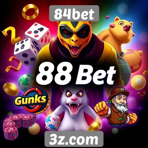 Variedade de jogos disponíveis no 84bet